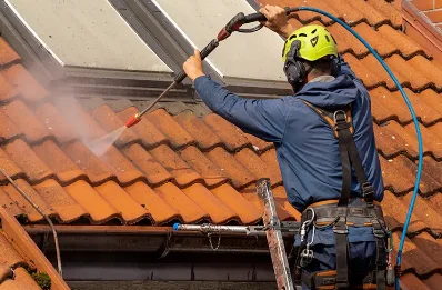 Démoussage et hydrofuge de toiture à Thory